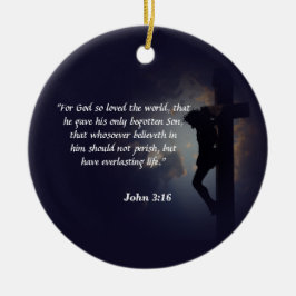 John 3:16 keramisch ornament