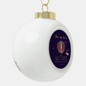 John 3:16 keramische bal ornament (Links)