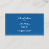 John 3:16 - Kerk van Christus Visitekaartje (Achterkant)