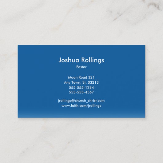 John 3:16 - Kerk van Christus Visitekaartje