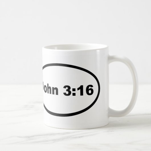 John 3:16 koffiemok (Rechts)