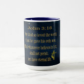John 3:16 koffieslijm mok (Midden)
