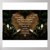 John 3:16 Koning James poster basisportefeuille (Voorkant)