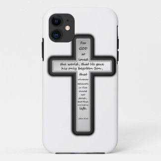 John 3:16 Kruis alleen Case-Mate iPhone Case