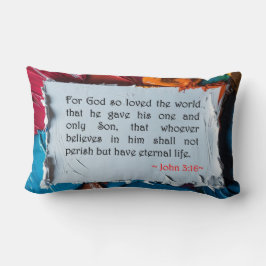 John 3:16 kussen