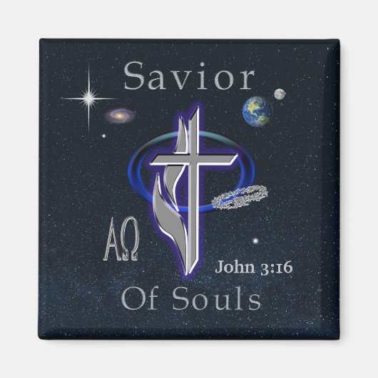 JOhn 3:16 Magneet (Voorkant)