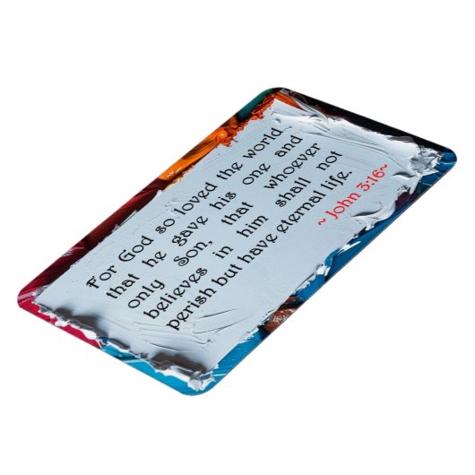 John 3:16 magneet (Linkerzijde)