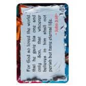 John 3:16 magneet (Verticaal)