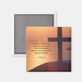 JOHN 3:16 MAGNEET (Voorkant / Achterkant)