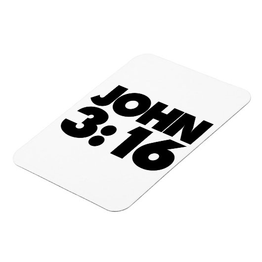 John 3:16 magneet (Linkerzijde)