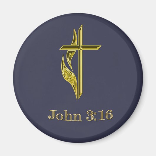 John 3:16 magneet (Voorkant)