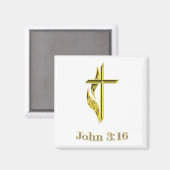 John 3:16 magneet (Voorkant / Achterkant)