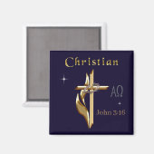 JOhn 3:16 Magneet (Voorkant / Achterkant)