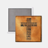 John 3:16 Magnet (Voorkant / Achterkant)