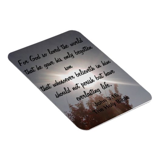 John 3:16 Magnet Magneet (Rechterzijde)