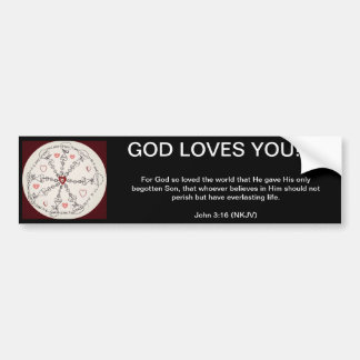 John 3:16 Mandala Bumpersticker