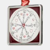 John 3:16 Mandala Metalen Ornament (Links)