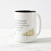 JOHN 3:16 MOKKOP TWEEKLEURIGE KOFFIEMOK (Voorkant rechts)