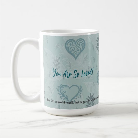 John 3:16 Mug You are so loved Koffiemok (Links)