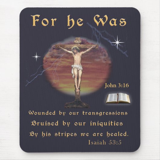 John 3:16 muismat (Voorkant)