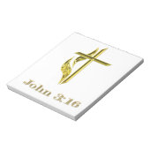 John 3:16 notitieblok (Linkerzijde)