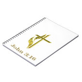 John 3:16 notitieboek (Linkerzijde)