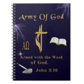 John 3:16 notitieboek (Voorkant)