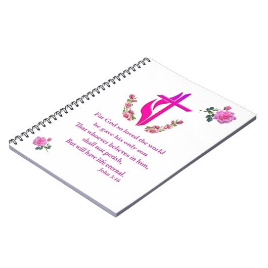 John 3:16 notitieboek (Linkerzijde)