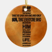 John 3:16 Ornament (Voorkant)