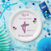 John 3:16 papieren bordje (Feest)