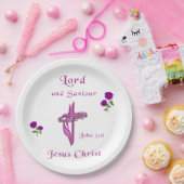 John 3:16 papieren bordje (Feest)
