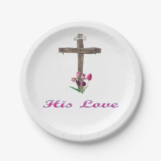John 3:16 papieren bordje (Voorkant)