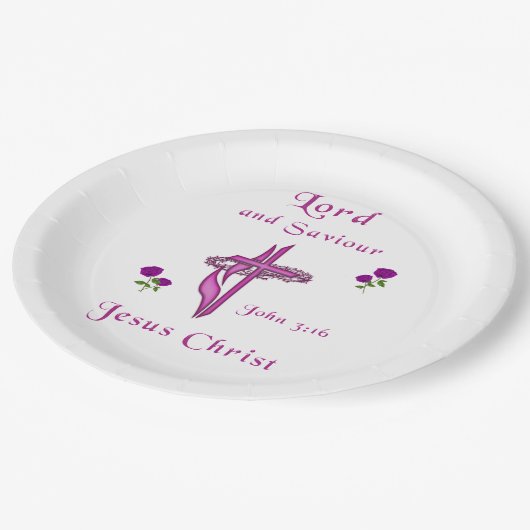 John 3:16 papieren bordje (Gekanteld)