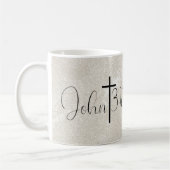 John 3:16 Parel Achtergrond Koffiemok (Links)