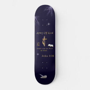 John 3:16 persoonlijk skateboard