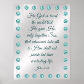 John 3:16 Poster (Voorkant)