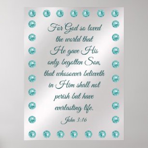 John 3:16 Poster