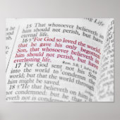 John 3:16 poster (Voorkant)
