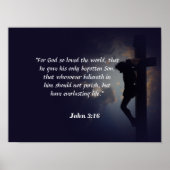 John 3:16 poster (Voorkant)