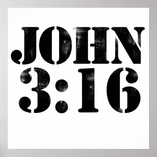 John 3:16 poster (Voorkant)