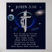 John 3:16 poster (Voorkant)