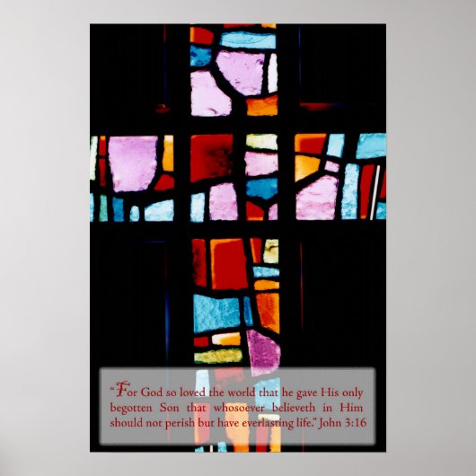 John 3:16 poster (Voorkant)