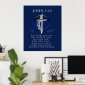 John 3:16 poster (Thuiskantoor)