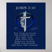 John 3:16 poster (Voorkant)