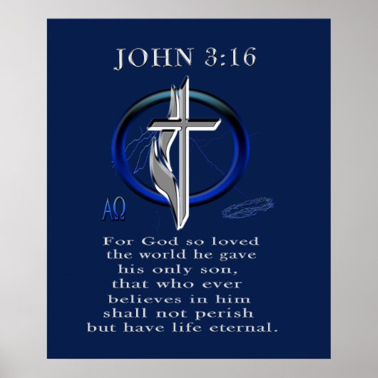 John 3:16 poster (Voorkant)