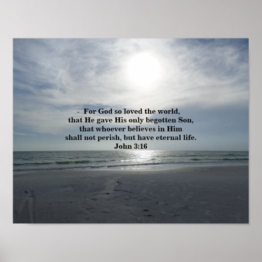 JOHN 3:16 POSTER (Voorkant)