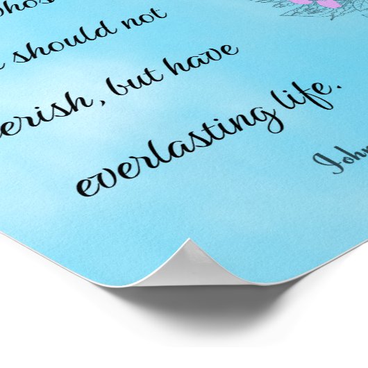 John 3:16 poster (Hoek)