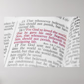 John 3:16 poster (Voorkant)