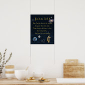 John 3:16 poster (Keuken)