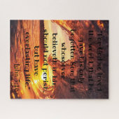 John 3:16 Puzzle Legpuzzel (Horizontaal)